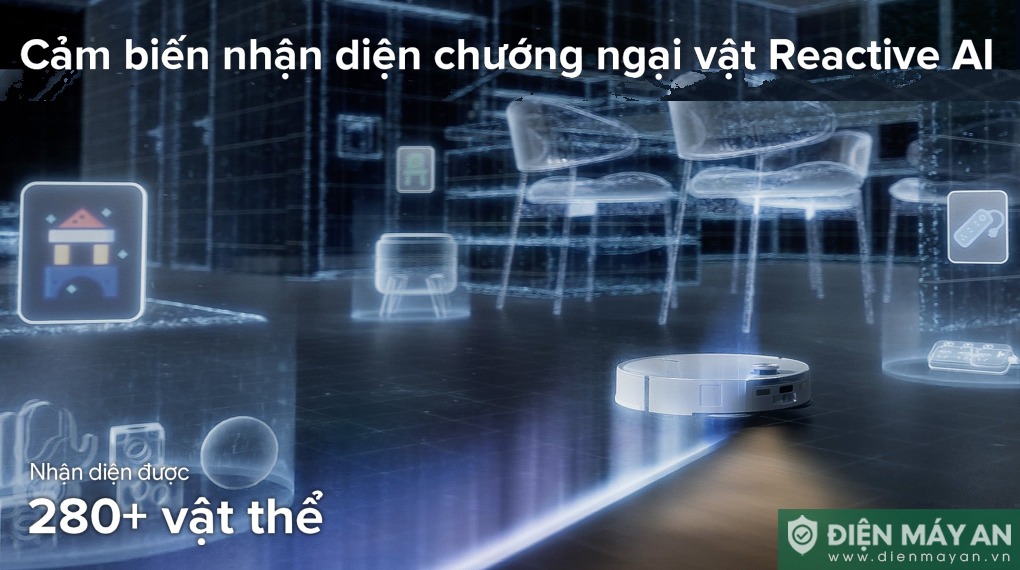 Robot hút bụi lau nhà Roborock Qrevo Edge 2 - Đen/Trắng
